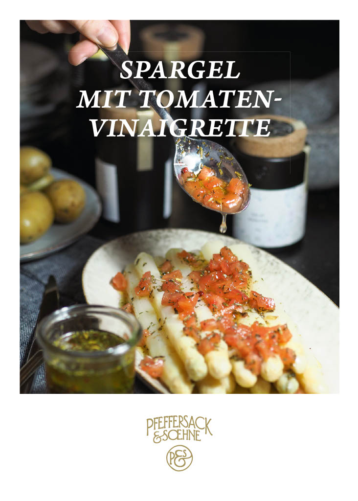 Spargel mit Tomaten-Vinaigrette im Thermomix®