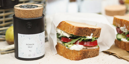 Sandwich mit Picknicksalz