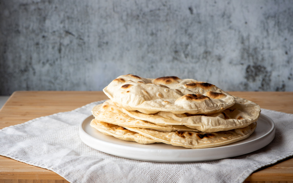 Würziges Naan mit Garam Masala