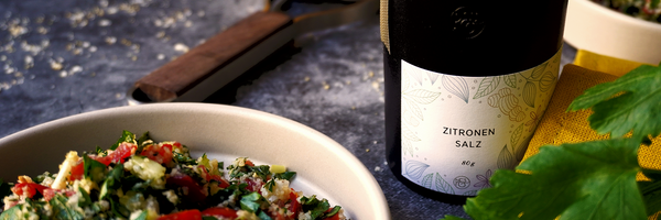 Tabbouleh-Salat mit Zitronensalz