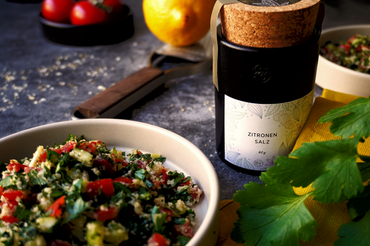 Tabbouleh-Salat mit Zitronensalz