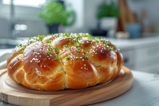 Osterbrot mit Zitrone, Rosmarin & Tellicherry Pfeffer
