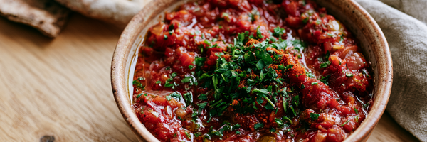 Taktouka – Marokkanischer Tomaten-Paprika-Aufstrich