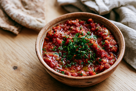 Taktouka – Marokkanischer Tomaten-Paprika-Aufstrich
