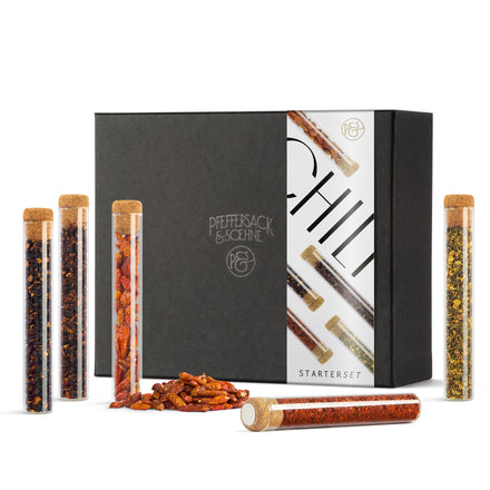 Starter Set Chili im Shop – feurige Geschenkbox mit edlen Chilisorten.