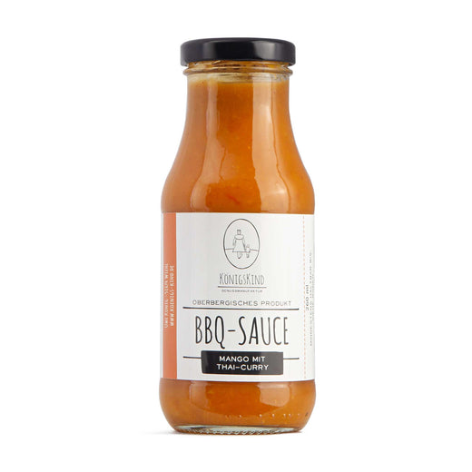 BBQ Sauce mit Mango und Thai Curry
