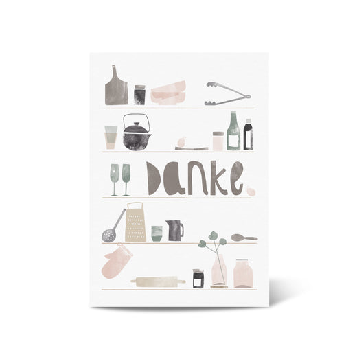 Grußkarte »Danke«