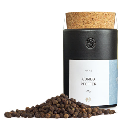 Cumeo Pfeffer in der Keramikdose von Pfeffersack & Soehne