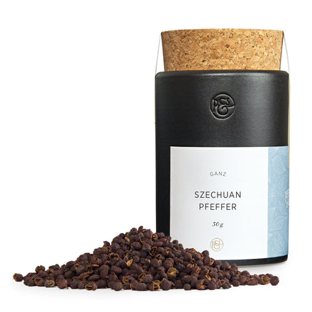 Szechuanpfeffer in der Keramikdose von Pfeffersack & Soehne